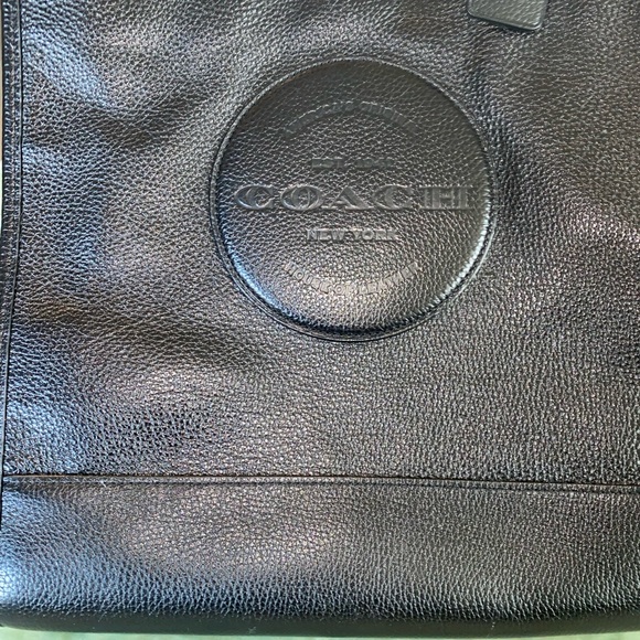 Black leather Coach bag - Picture 6 of 9